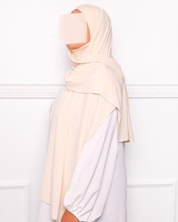 HIJAB CAGOULE INTÉGRÉ À ENFILER Hijab cagoule à enfiler pour femme pas cher mon hijab pas cher beige